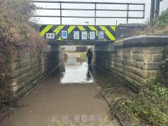 Flooding in places